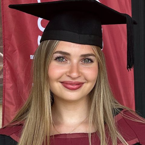 Ella Goldstein at her graduation